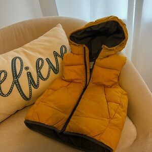 Zara Kids Yellow Puffer Jacket